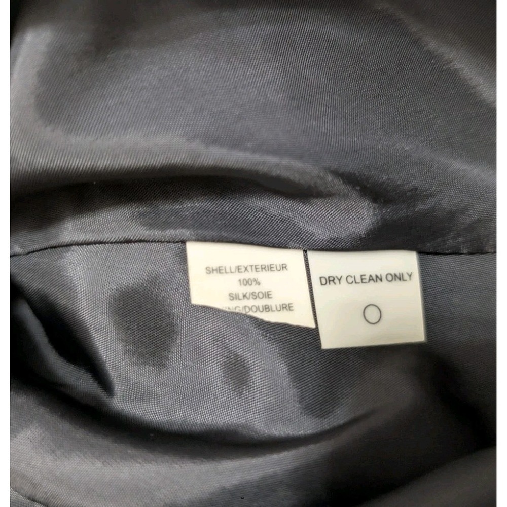 NWT Magaschoni Luxury Skirt Silk Black Pleated Hand Beaded Whimsigoth Sz 6 $428 - Picture 16 of 16